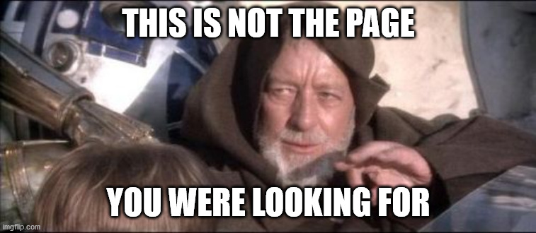 This is not the page you were looking for