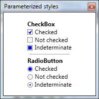 Custom styles